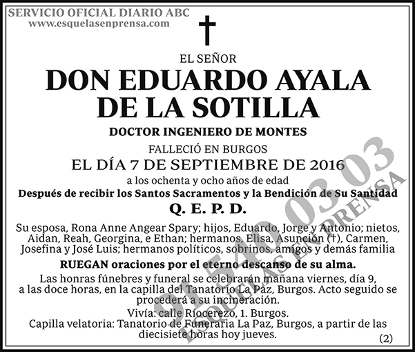Eduardo Ayala de la Sotilla